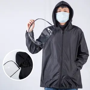 2021 Personal Detachable Transparent Face Mask Safety Clothes Sport Capable Reusable Jacket Hot Style With A Cheap Price