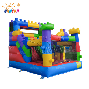 Winsun Bán hàng nóng sân chơi vui vẻ bên khối trượt bơm hơi thương mại Nhà bị trả lại kết hợp - Product Image 2