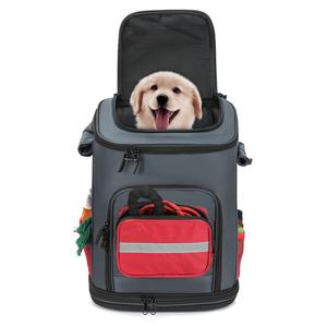 Mochila Porta Mascotas Personalizable, 1 Mochila Porta Mascotas Portátil de Tela Oxford, 20-35L, Transpirable, Multifuncional, Bolsa de Viaje para Perros y Gatos - Product Image 1