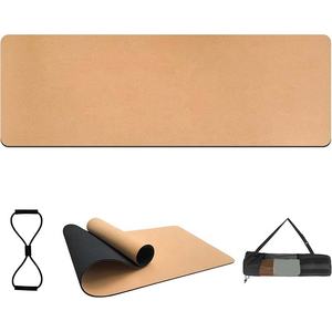 سجادة يوغا وبيلاتس للأطفال من ميسكا صديقة للبيئة، برتقالية اللون، قابلة للتخصيص، بسماكة 5 مم، مانعة للانزلاق، مصنوعة من المطاط الطبيعي والفلين، مع إمكانية إضافة شعار مخصص. - Product Image 4