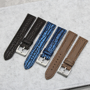 HUANLONG Correas de reloj suaves de piel de vaca de alta calidad cosidas resistentes al desgaste correas de reloj de cuero genuino de liberación rápida - Product Image 5