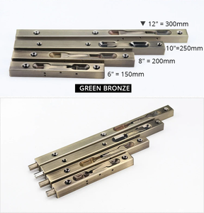 กลอนประตูสแตนเลส SSR แบบซ่อนเพื่อความปลอดภัยกลอนประตู4/6/8/10นิ้วกลอนประตูบานเลื่อนกลอนป้องกันฝุ่นสำหรับห้องน้ำ - Product Image 1