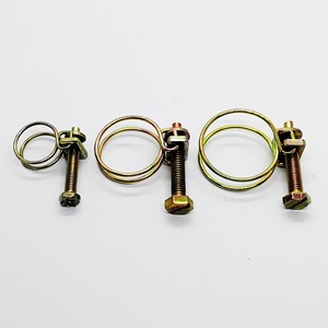 Abrazadera de banda de agua de aro de <span class=keywords><strong>tubo</strong></span> de alambre de acero <span class=keywords><strong>galvanizado</strong></span> doble <span class=keywords><strong>para</strong></span> <span class=keywords><strong>abrazaderas</strong></span> de manguera de sistema métrico Producto - Product Image 2