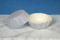 Papier sulfurisé en silicone jetable, résistant à la chaleur, écologique, de qualité alimentaire, pour friteuse à air et moule à gâteau, marron/blanc, 6/8/10 pouces
