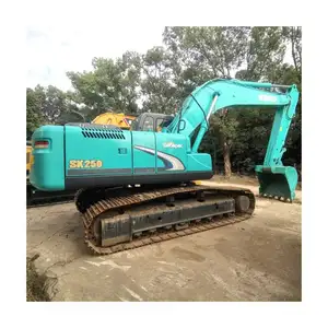 Merek terbaik jepang 25 ton daya besar digunakan kobelco sk250 ekskavator 250 mesin penggali tambang sk250-8 sk250-10 sk250lc sk250sr