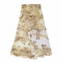 Prix usine nouvel échantillon de mariée broderie sequin dentelle tissu
