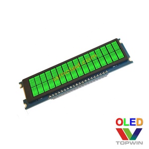 2.93 "20x2 nhân vật loại màu xanh thụ động ma trận OLED màn hình 20pin 8bit giao diện song song OLED hiển thị - Product Image 2