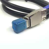 Kabel Server Data Eksternal Mini SAS HD 4x SFF-8644 ke Mini SAS High Density HD SFF-8644 untuk RAID