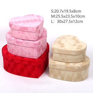 Venta al por mayor de cajas de flores en forma de corazón Set Ramo de terciopelo <span class=keywords><strong>Rosas</strong></span> Cajas de papel elegantes para <span class=keywords><strong>arreglos</strong></span> <span class=keywords><strong>florales</strong></span> - Product Image 4