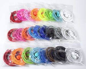 Élastique rond en polyester en gros pour lacets sans nœud à boucle avec verrou imprimé pour baskets et chaussures de sport - Product Image 1