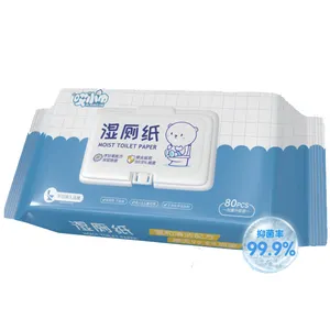 New Product 80pcs Packed Wet Toilet Papers for Babies and Adults