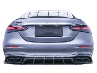 Diffuseur arrière en fibre de carbone de haute qualité style AE, séparateur de pare-chocs arrière pour Mercedes Benz W213 E63S AMG 2019+