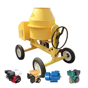 Machine 2 Bag Specifications Yards 18hp Diesel Powered Small 50l Mini New Concrete Mixer With Boom Pump