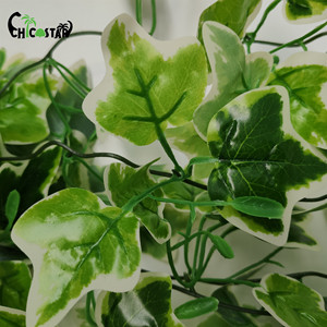 Lierre Feuille De <span class=keywords><strong>Saule</strong></span> Artificielle Patate Douce Vignes Décoration De Mariage Vert Blanc 5 Branches 198 <span class=keywords><strong>Feuilles</strong></span> 450pcs Plastique Décoratif - Product Image 3