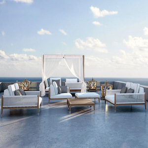 Hot Selling Garden Furniture Lounge Set Villa Leisure Pe <b>rattan</b> Aluminum Alloy <b>Sofa</b> Outdoor Lounge Sectional <b>Sofa</b> Furniture Set - Product Image 5