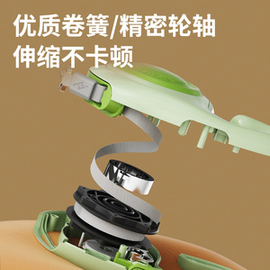 Laisse rétractable pour chien avec fonction de rétraction pour la promenade des animaux de compagnie - Product Image 2