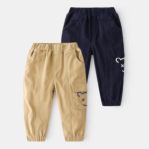 Pantalon décontracté en coton coloré pour garçon, style tendance, vente en gros, provenant d'un fournisseur chinois - Product Image 3