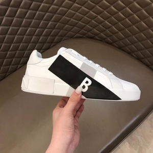 Chaussures de sport décontractées de luxe en cuir blanc pour hommes et femmes, baskets de course de créateur, chaussures épaisses de haute qualité, vente en gros - Product Image 5