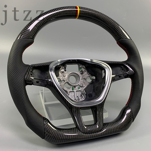 Volante Compacto de Fibra de Carbono, Diseño que Ahorra Espacio para Volkswagen <span class=keywords><strong>Jetta</strong></span> Mk7/Mk8, Volante de Nuevo Diseño - Product Image 2