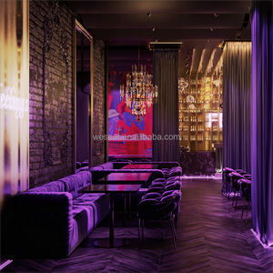 Meubles de bar ronds européens modernes personnalisables de luxe pour discothèque, KTV, hôtel, restaurant et utilisation en extérieur - Product Image 4