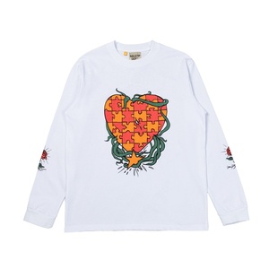 Collection de T-shirts unisexes décontractés et tendance en pur coton 330 grammes, avec imprimé lettres classiques, style streetwear, respirants et élégants - Product Image 4