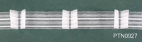 Vente chaude du fabricant professionnel pli d'ondulation ruban de rideau Transparent maison hôpital hôtel utiliser accessoires de fenêtre bon marché
