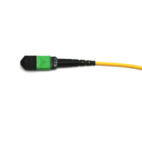 Cable de Fibra Óptica MPO de 12 Fibras Monomodo de 1.5m, Cable de Conexión de Fibra MTP/MPO de Shenzhen