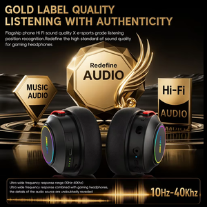 Dropshipping Gaming Headset JINMS V9 Plus Gaming Headset Esports Noise Reduction Headset Replaceable Battery Headphone - Product Image 3