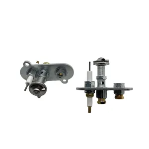 Gas water heater pilot burner for natural gas