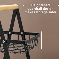 Égouttoir à vaisselle pliable à double niveau en fer – Organisateur de rangement de cuisine portable et durable pour évier