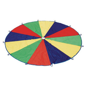 Personnalisation <span class=keywords><strong>Parachute</strong></span> d'extérieur <span class=keywords><strong>Parachute</strong></span> de jeu arc-en-ciel pour enfants avec 16 poignées - Product Image 2