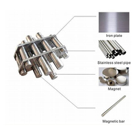 Grille magnétique puissante en SUS316L avec aimant néodyme pour trémie, 10000, 12000, 15000 Gauss, qualité alimentaire, nettoyage facile