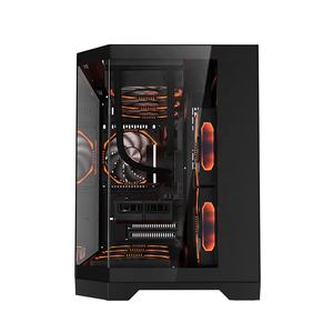 2025 nouveau boîtier d'ordinateur de jeu à flux d'air élevé compatible avec les cartes mères MicroATX MIniATX et la carte graphique 400MM - Product Image 4