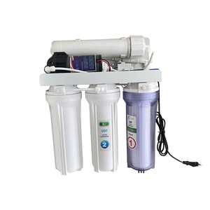 Sistema de Filtro de Agua por Ósmosis Inversa Comercial de 5 Etapas y 75 GPD con Tanque de Presión y Bomba, 220V, 1 Año de Garantía - Product Image 3