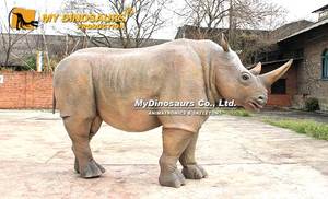 <span class=keywords><strong>My</strong></span> Dino XJ073 Disfraz de rinoceronte de animal que camina realista para actuación callejera - Product Image 4