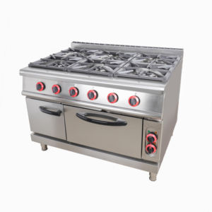 Apg — poêle à gaz électrique à 6 brûleurs, four de cuisine, piitures <span class=keywords><strong>et</strong></span> <span class=keywords><strong>pizza</strong></span> - Product Image 1