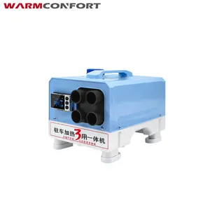 WARMCONFORT – chauffage de tente Diesel Portable, 5kw 24V, chauffage Diesel en plastique avec silencieux