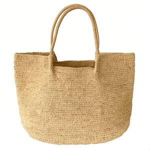 Bolso de Hombro de <span class=keywords><strong>Rafia</strong></span> Tejida a Mano de Alta Gama 2026; Bolso Tote de Gran Capacidad para Vacaciones en la Playa para Mujer - Product Image 2