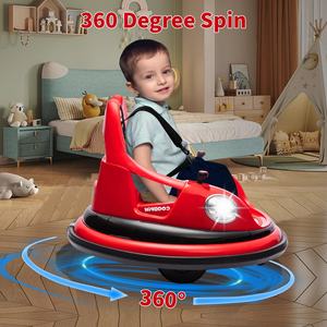 <span class=keywords><strong>2</strong></span>-स्पीड 12 वी ड्राइव-ऑन बम्पर कार <span class=keywords><strong>2</strong></span>-4 साल के बेबी इलेक्ट्रिक डब्ल्यू/पैरेंट रिमोट कंट्रोल 360 स्पिन 5 लाइटिंग मोड संगीत बैटरी - Product Image 3