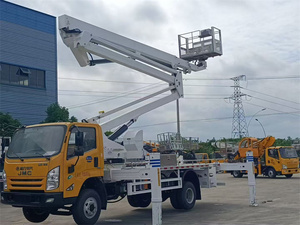 23m <b>25m</b> 27m Telescopic Aerial Work Vehicle Hydraulic Outrigger Telescopic Boom Aerial Work Platform Vehicle Hot Sale - Product Image 2