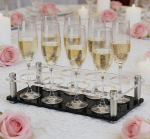 Bandeja de Acrílico Personalizada para Botellas de Vino, para Hoteles, Bares, Restaurantes y Bodegas - Decoración Elegante para Mesa - Product Image 6