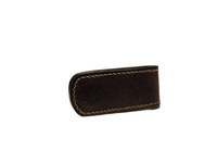 Dompet Kulit Asli Gaya Vintage Model Pendek Hiasan Bordir Fitur Anti Maling Desain Motif Permen Warna Hitam