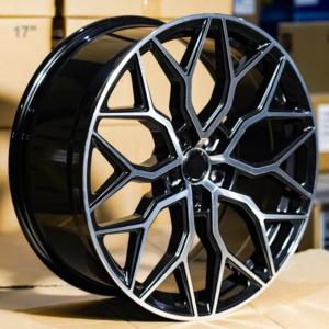Jantes <span class=keywords><strong>de</strong></span> voiture en aluminium fiables Kipardo, 20 pouces, 5x120, noires usinées, pour l'amélioration des voitures <span class=keywords><strong>de</strong></span> luxe - Product Image 4