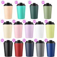 Tasse de bureau RTS 350 ml 12 oz en acier inoxydable de qualité alimentaire à double paroi isolée sous vide avec couvercle anti-fuite pour le commerce B2B mondial