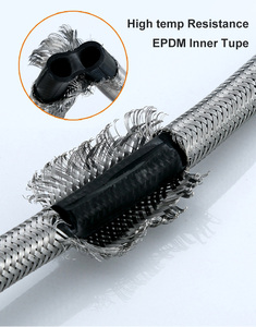 Haute qualité Epdm tube intérieur écrous en laiton tuyau <span class=keywords><strong>de</strong></span> <span class=keywords><strong>douche</strong></span> 304 tuyau en acier inoxydable <span class=keywords><strong>Flexible</strong></span> pommeau <span class=keywords><strong>de</strong></span> <span class=keywords><strong>douche</strong></span> à main tuyau pour salle <span class=keywords><strong>de</strong></span> bain - Product Image 6