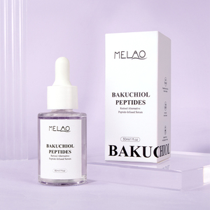 Commercio all'ingrosso Private Label naturale Bakuchiol rimpolpante siero Anti-Winkle illuminante cura della pelle Bakuchiol siero viso con peptidi - Product Image 6