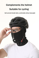 Masker Anti Debu Tahan Angin untuk Bersepeda, Helm Olahraga Luar Ruangan, Pelindung Matahari, Masker Wajah Bernapas untuk Berkendara Motor