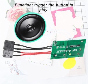 Biglietti Registrabili, Regali Personalizzati con Registrazione Vocale Chip di Registrazione Audio 60s Modulo per Biglietti d'Auguri Fai-da-Te - Product Image 6