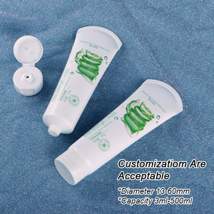 Tube d'emballage cosmétique personnalisé en plastique pour le visage, les yeux, les soins du corps pour <span class=keywords><strong>gel</strong></span> d'<span class=keywords><strong>aloe</strong></span> <span class=keywords><strong>vera</strong></span> hydratant et apaisant, crème et lotion pour le visage - Product Image 4