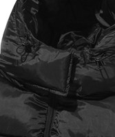 Blouson d'hiver matelassé réversible personnalisé pour homme, avec capuche, en tissu côtelé, chaud et rembourré, style doudoune